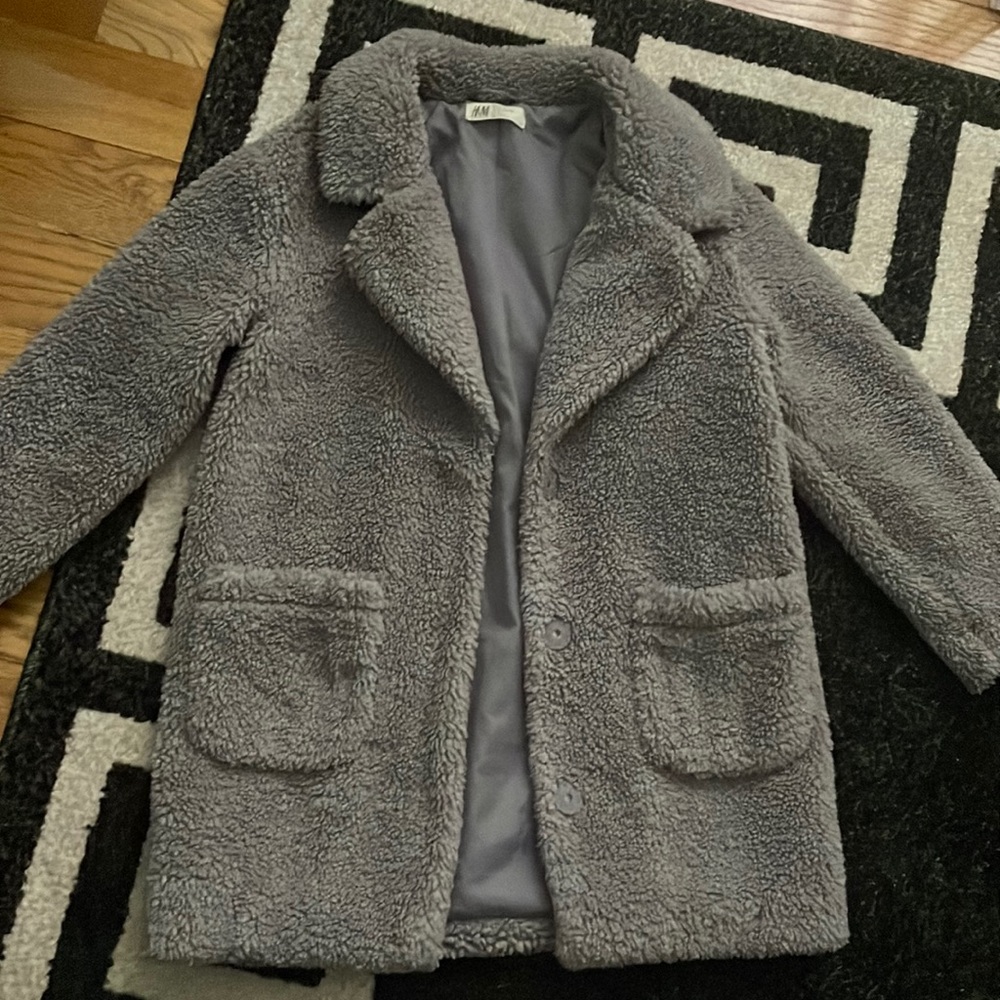 Teddy bear jacket, size toddler 7-8 years